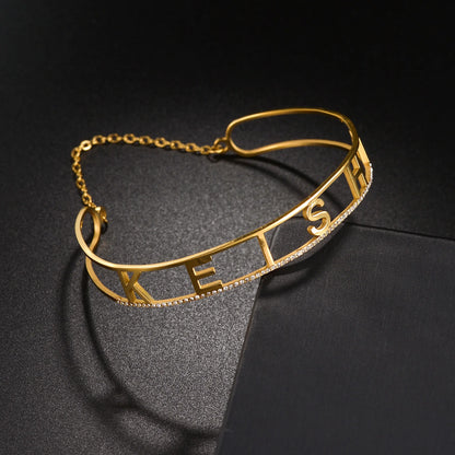 Customized Letter Name Bracelet – Personalized Bangles for All