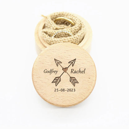 Personalized Wedding Ring Box