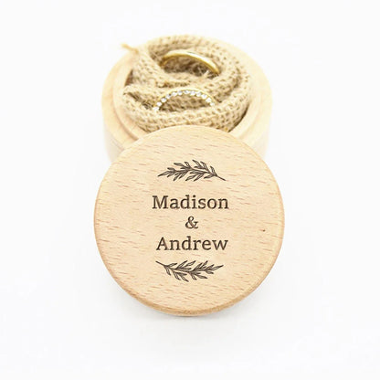 Personalized Wedding Ring Box