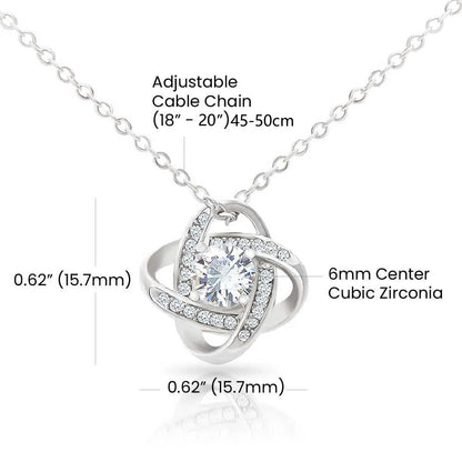Trendy Elegant  6mm Cubic Zirconia Pendant Necklace With Gift Box