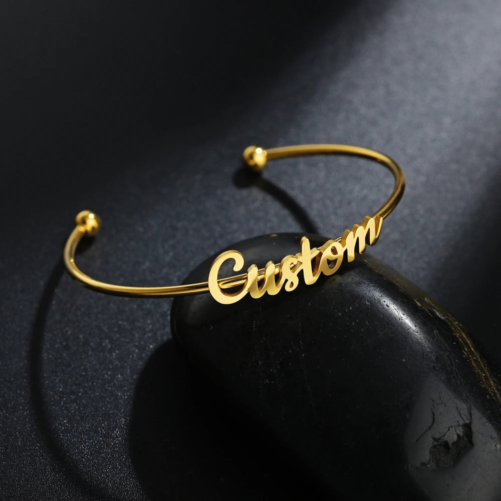 Customized Letter Name Bracelet – Personalized Bangles for All