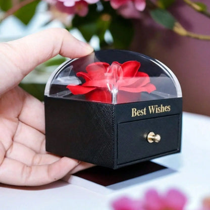 Eternal Rose Gift Box – Romantic Jewelry Box for Couples