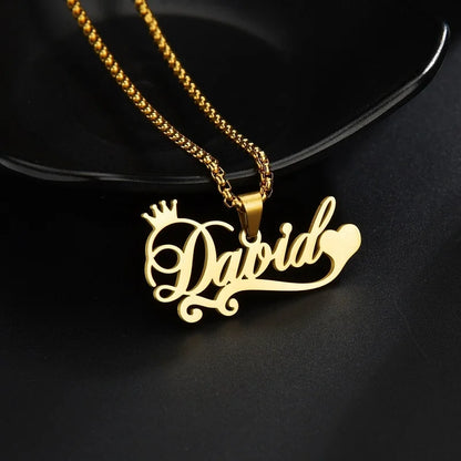 Custom Name Necklace Custom Jewelry Stainless Steel Personalized