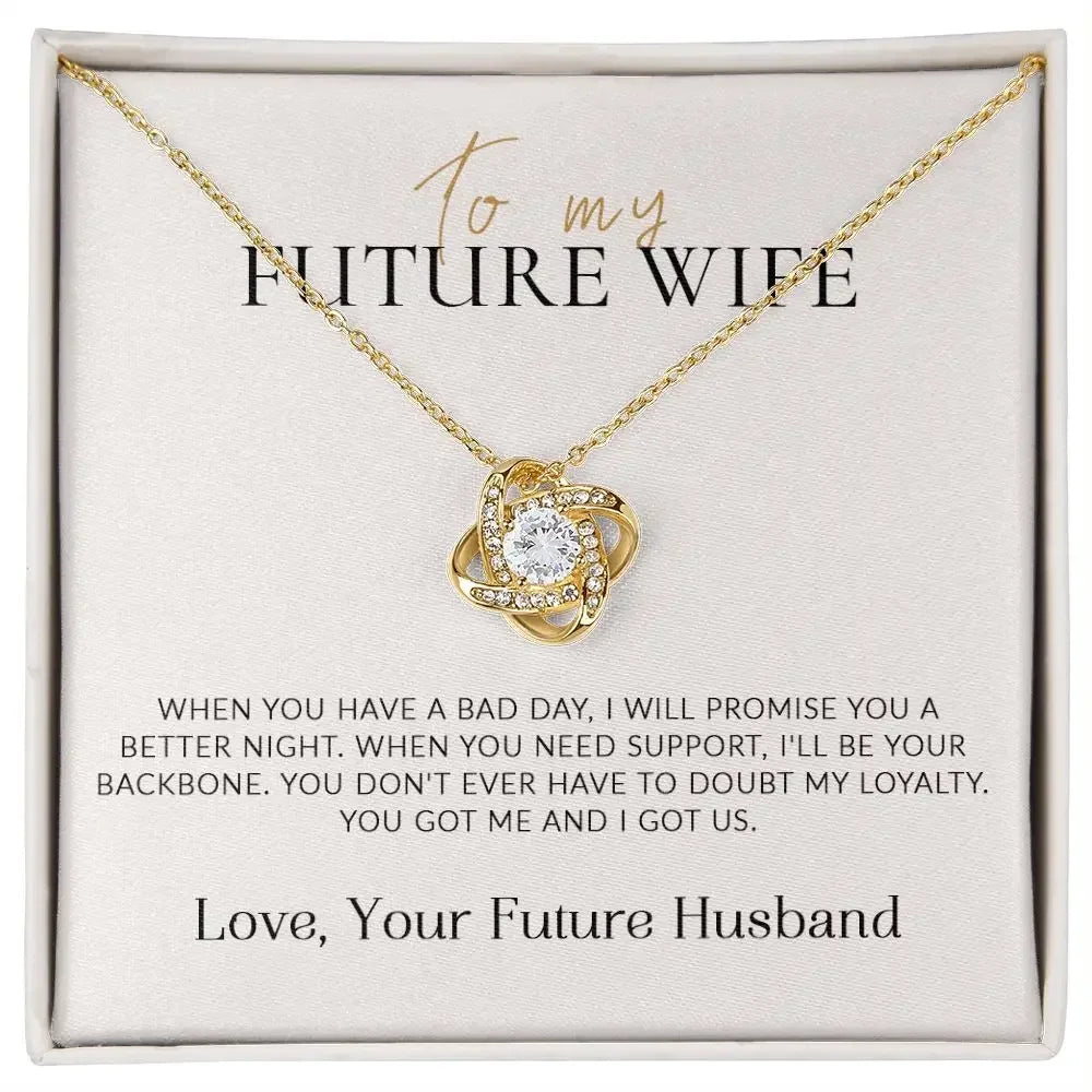 Love Knot Stainless Steel Necklace – A Perfect Gift for Her