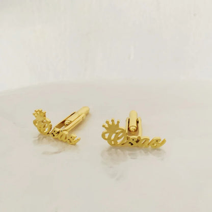 Custom Stainless Steel Men's Shirt Cufflinks