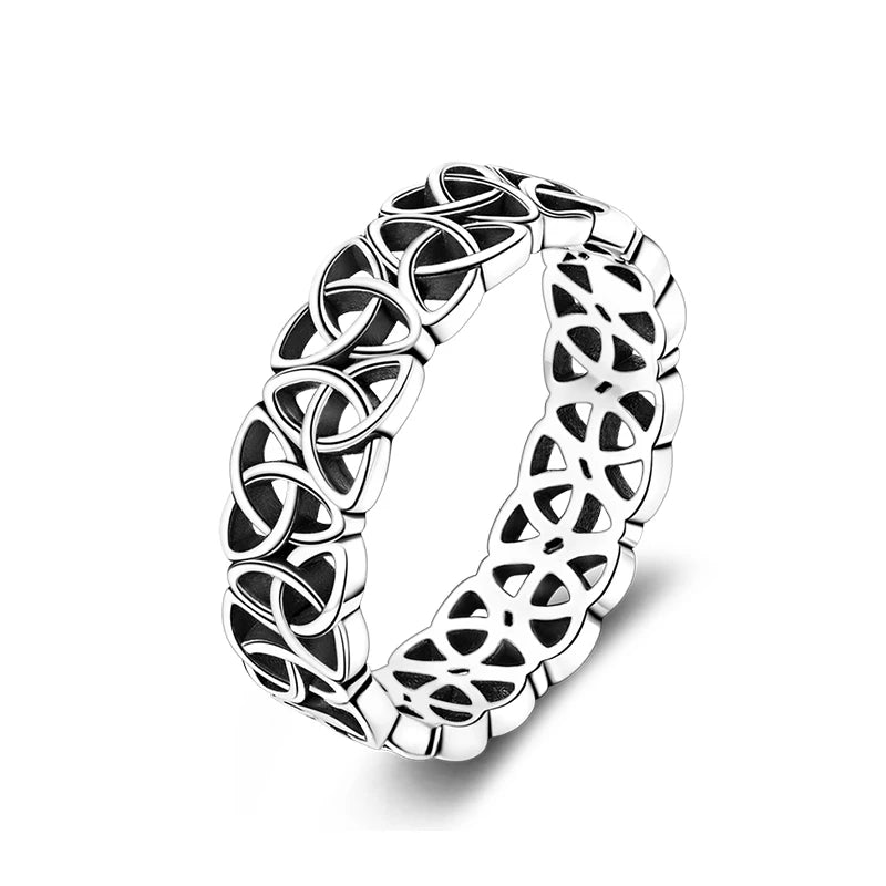 925 Silver Hollow Ring Size 6-9 Flower Sun Design