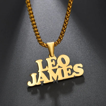 Custom Name Necklace Custom Jewelry Stainless Steel Personalized