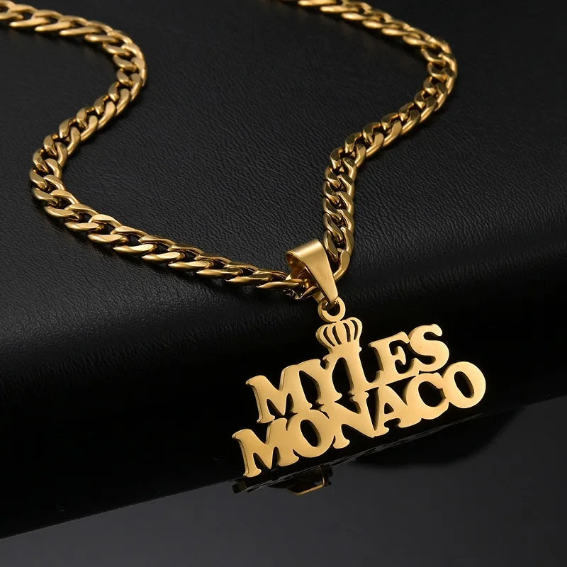 Custom Name Necklace Custom Jewelry Stainless Steel Personalized