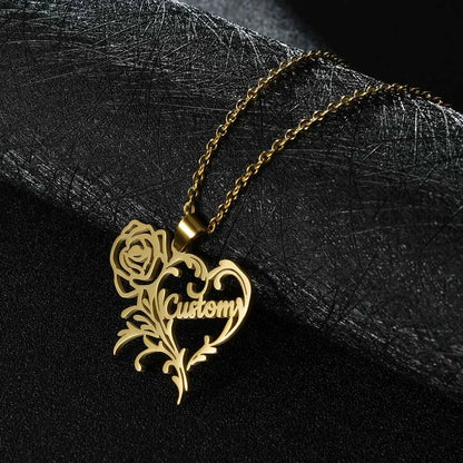 Custom Name Necklace Custom Jewelry Stainless Steel Personalized