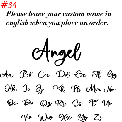 Uniqueura Custom Name Necklace for Women Personalised Cursive Design