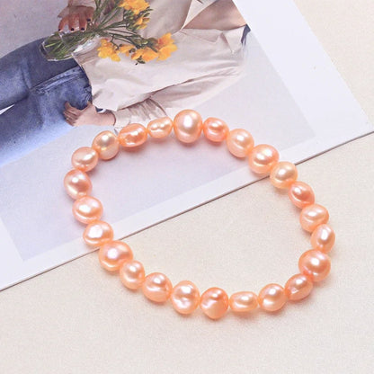 Baroque Pearl Bracelet for Women – AAA+ Quality Stretch Jewelry