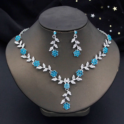 3 Pcs Baroque Bridal Wedding Crown Jewelry Sets and Tiaras For Women