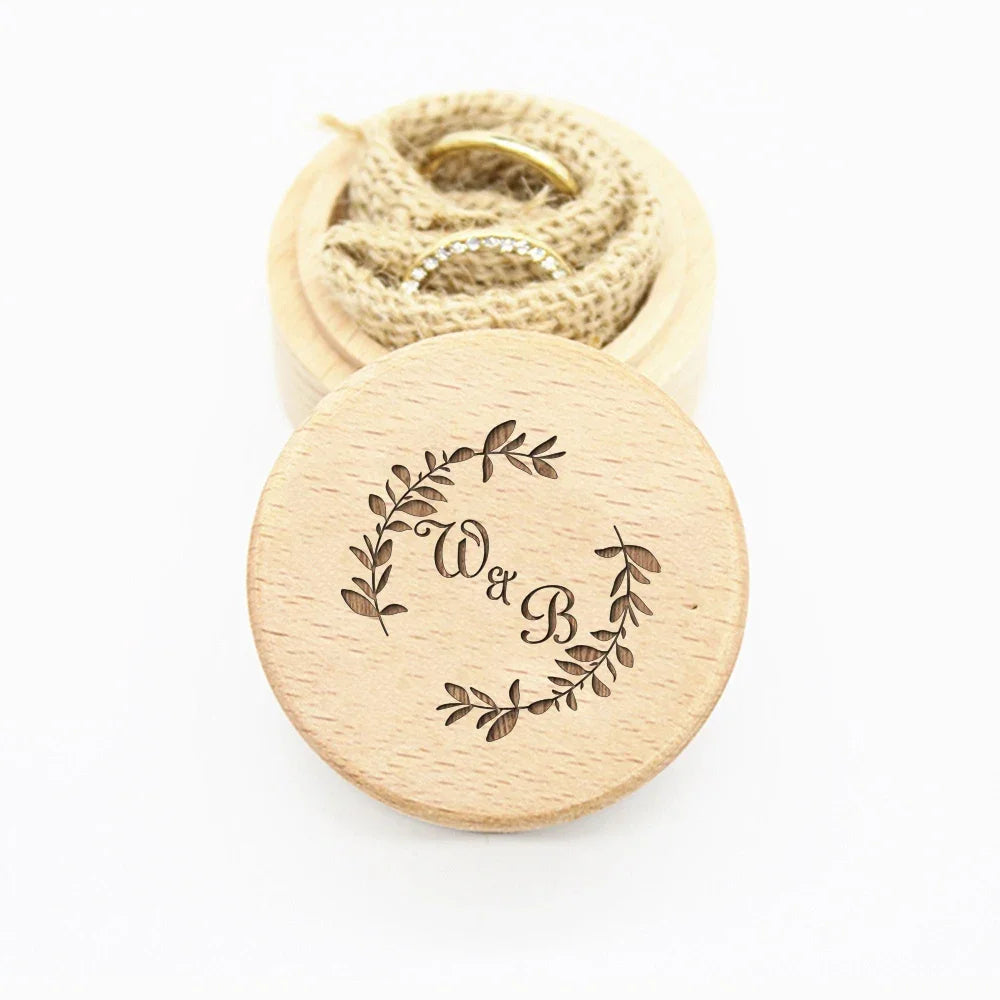 Personalized Wedding Ring Box