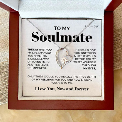 "To My Soulmate" Forever Love Necklace
