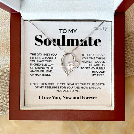 "To My Soulmate" Forever Love Necklace