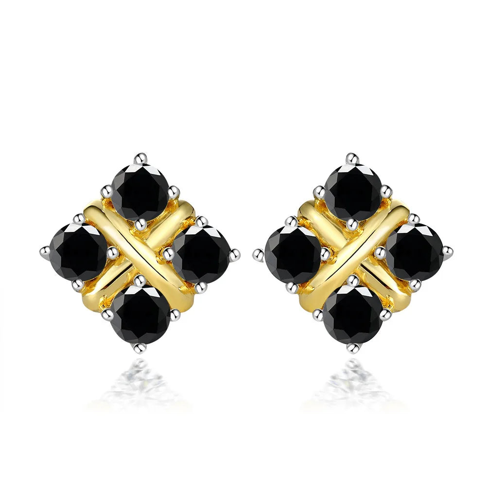 3MM 0.1ct Moissanite Stud Earrings (4pcs)  VVS1 GRA Certified, 925 Silver