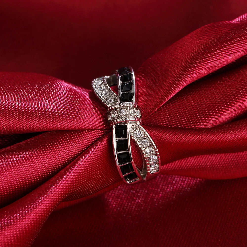 Hot 925 Sterling Silver Colored Zircon Rings for Women
