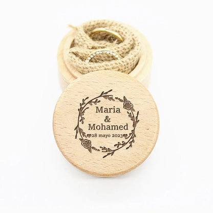 Personalized Wedding Ring Box