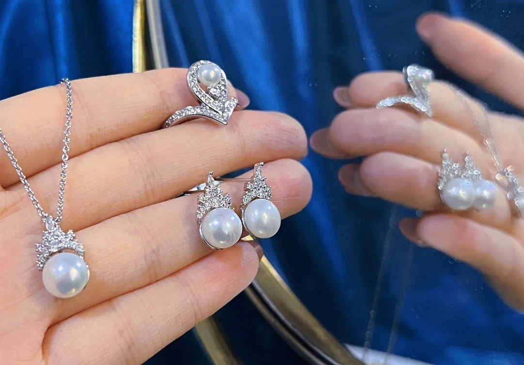 New Fashion Freshwater Pearl Jewelry Set