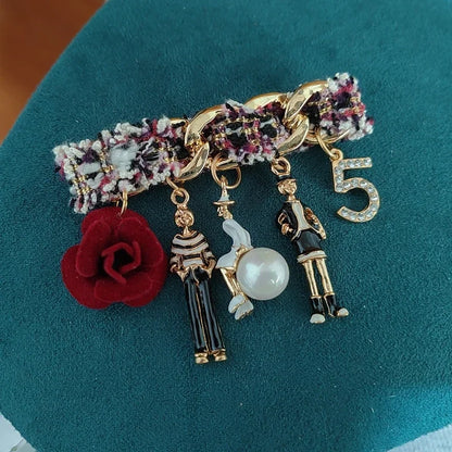 Classic Pearl Brooches for Women, Trendy Luxury Jewelry