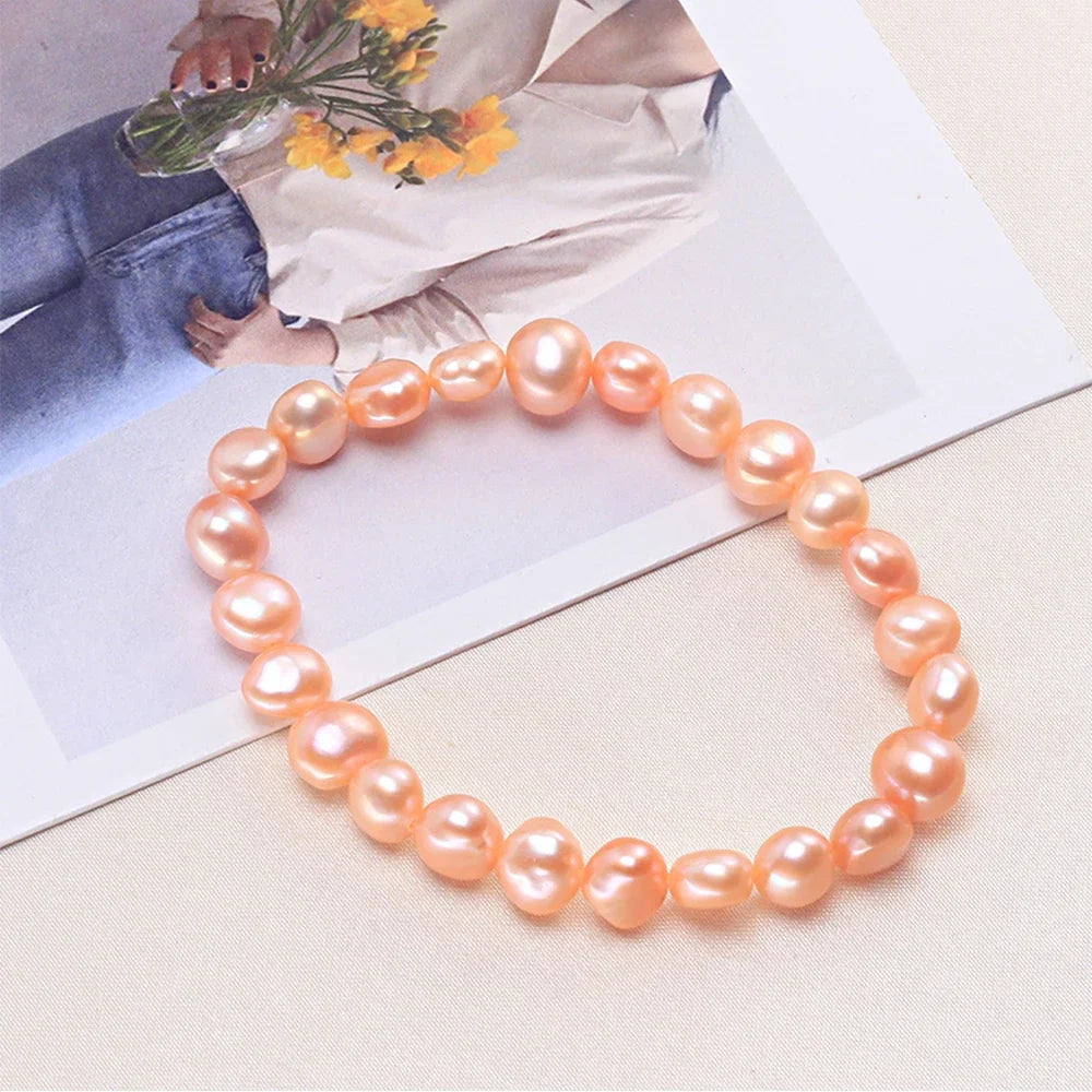 Baroque Pearl Bracelet for Women – AAA+ Quality Stretch Jewelry