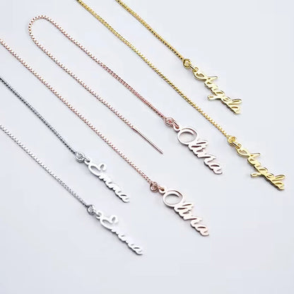 UNIQUEURA Personalised Chains Tassel Earrings for Women