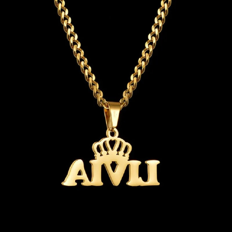 Custom Name Necklace Custom Jewelry Stainless Steel Personalized