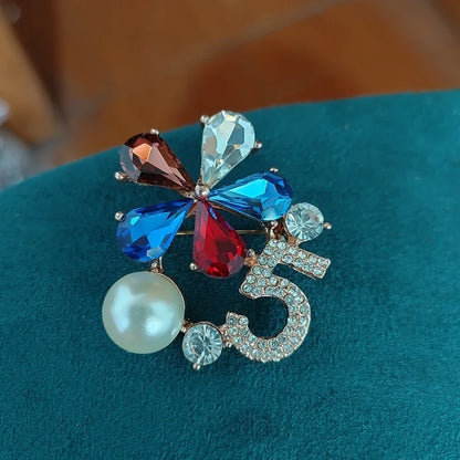 Classic Pearl Brooches for Women, Trendy Luxury Jewelry