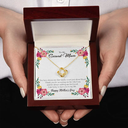 To My Mom Stainless Steel Love Knot Necklace – A Beautiful Mother’s Day Gift