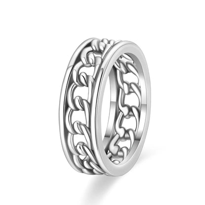 925 Silver Hollow Ring Size 6-9 Flower Sun Design