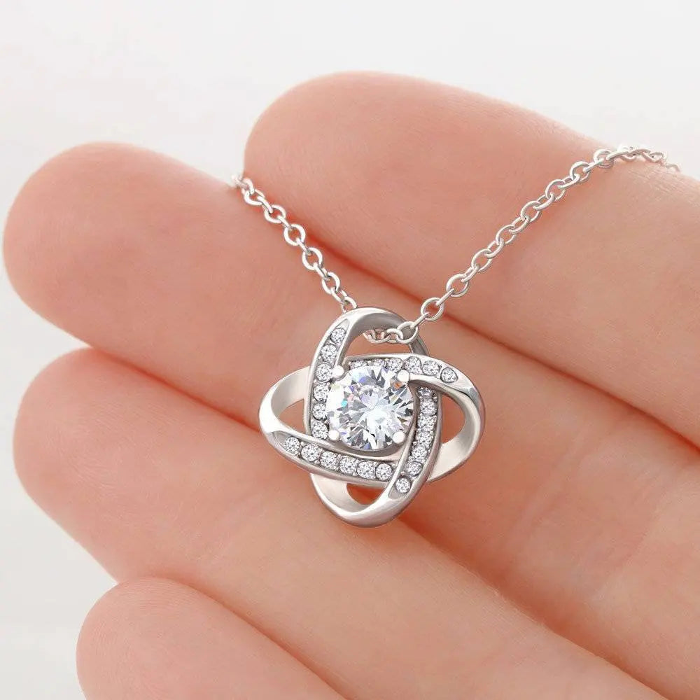 Trendy Elegant  6mm Cubic Zirconia Pendant Necklace With Gift Box