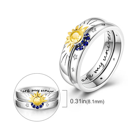 925 Silver Infinite Love Firefly Zircon Rings For Women