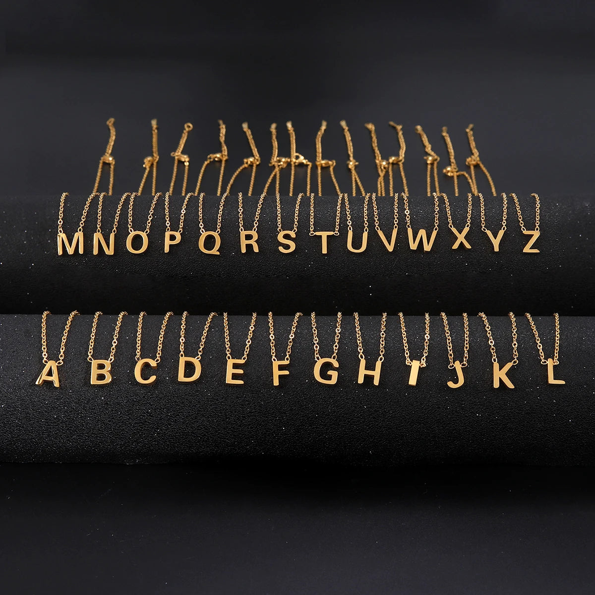 UNIQUEURA Minimalist Initial A-Z Letter Necklace for Women