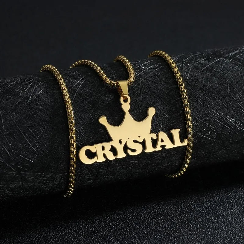 Custom Name Necklace Custom Jewelry Stainless Steel Personalized