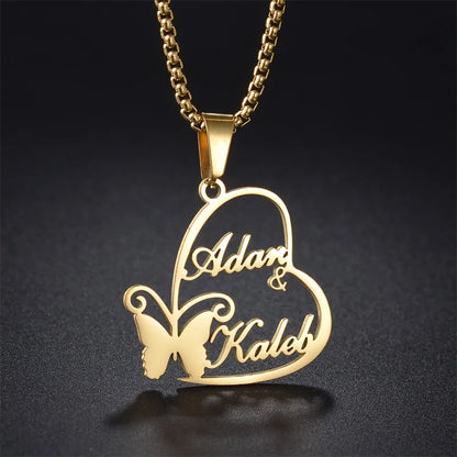 Custom Name Necklace Custom Jewelry Stainless Steel Personalized