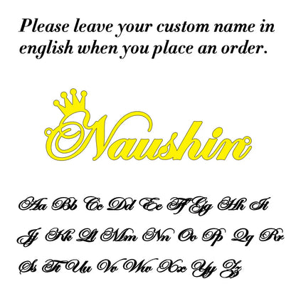 Uniqueura Custom Name Necklace for Women Personalised Cursive Design