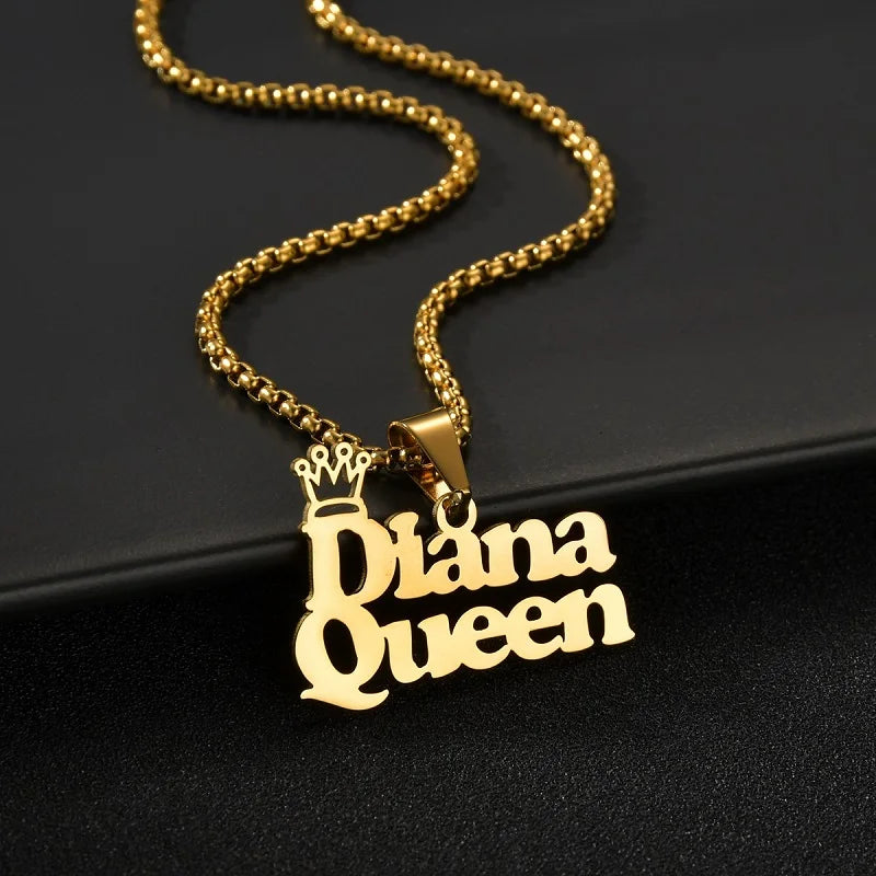 Custom Name Necklace Custom Jewelry Stainless Steel Personalized