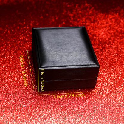 Personalized Initials Stainless steel Cufflinks for Men with PU Gift Box
