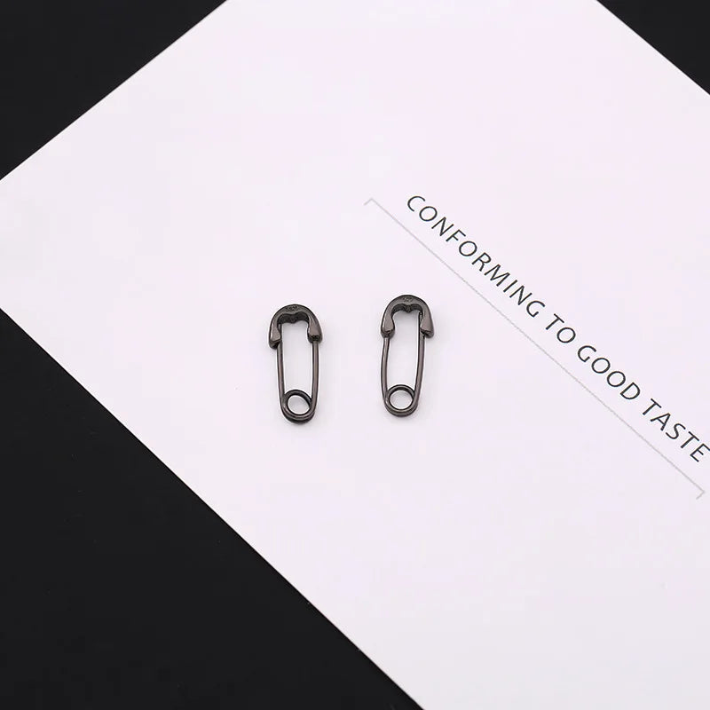 925 Sterling Silver Pin Earrings Unisex New Fashion Ear Stud Jewelry