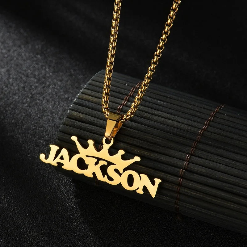 Custom Name Necklace Custom Jewelry Stainless Steel Personalized