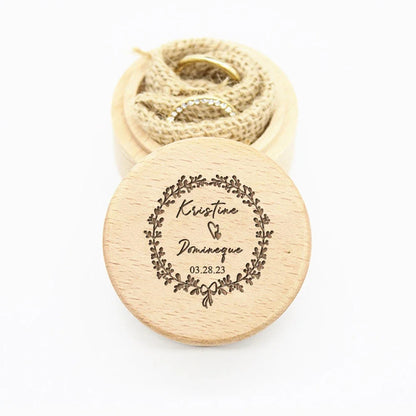 Personalized Wedding Ring Box