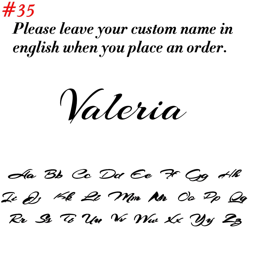 Uniqueura Custom Name Necklace for Women Personalised Cursive Design
