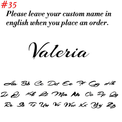 Uniqueura Custom Name Necklace for Women Personalised Cursive Design