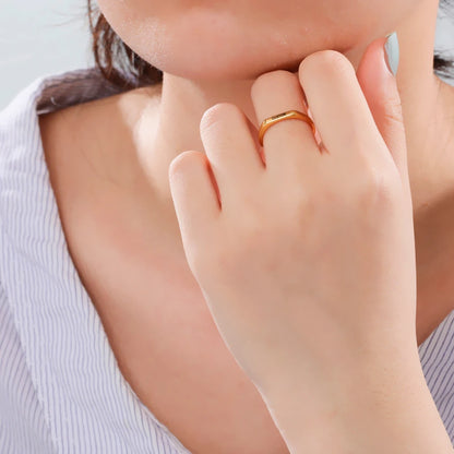 Engrave Name Personalized Finger Ring – A Unique Custom Gift for Women
