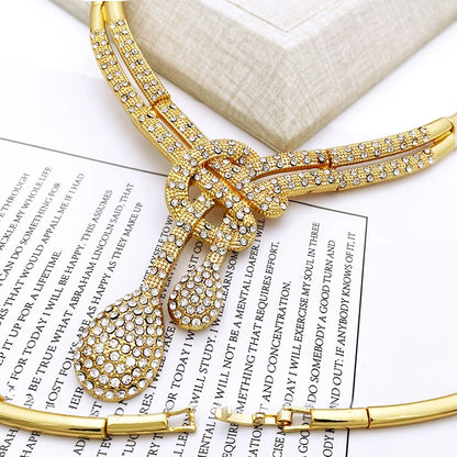 Dubai Gold Color Women Jewelry Set – Classic 18K Gold Plated Elegance